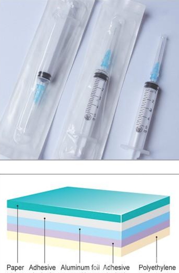 Filme de embalagem farmacêutica e estrutura de embalagem
