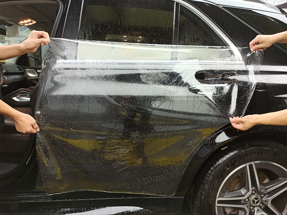 Filme anti-amarelecimento de proteção de pintura automotiva PPF