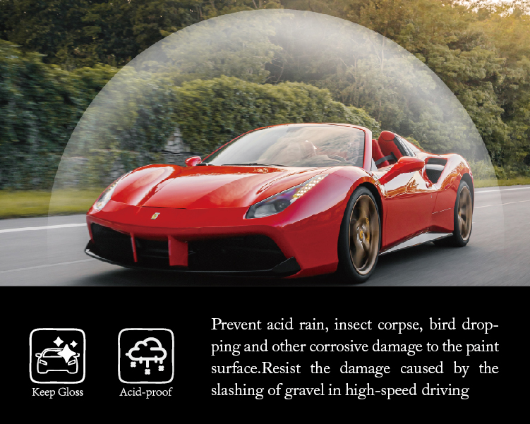 Filme transparente de proteção para pintura de carro TPU PPF