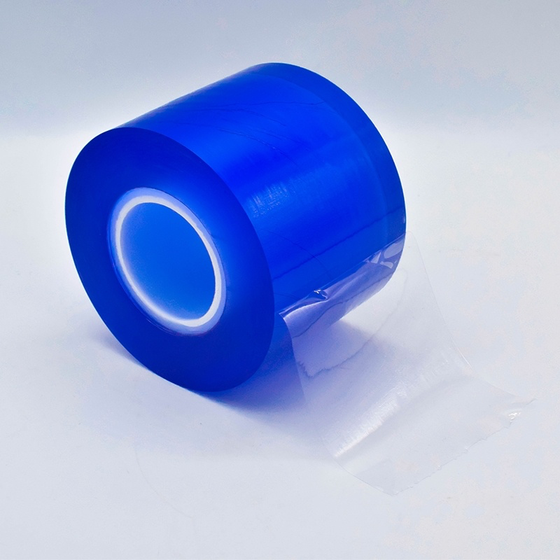 A aplicação de filme de vinil estático de PVC